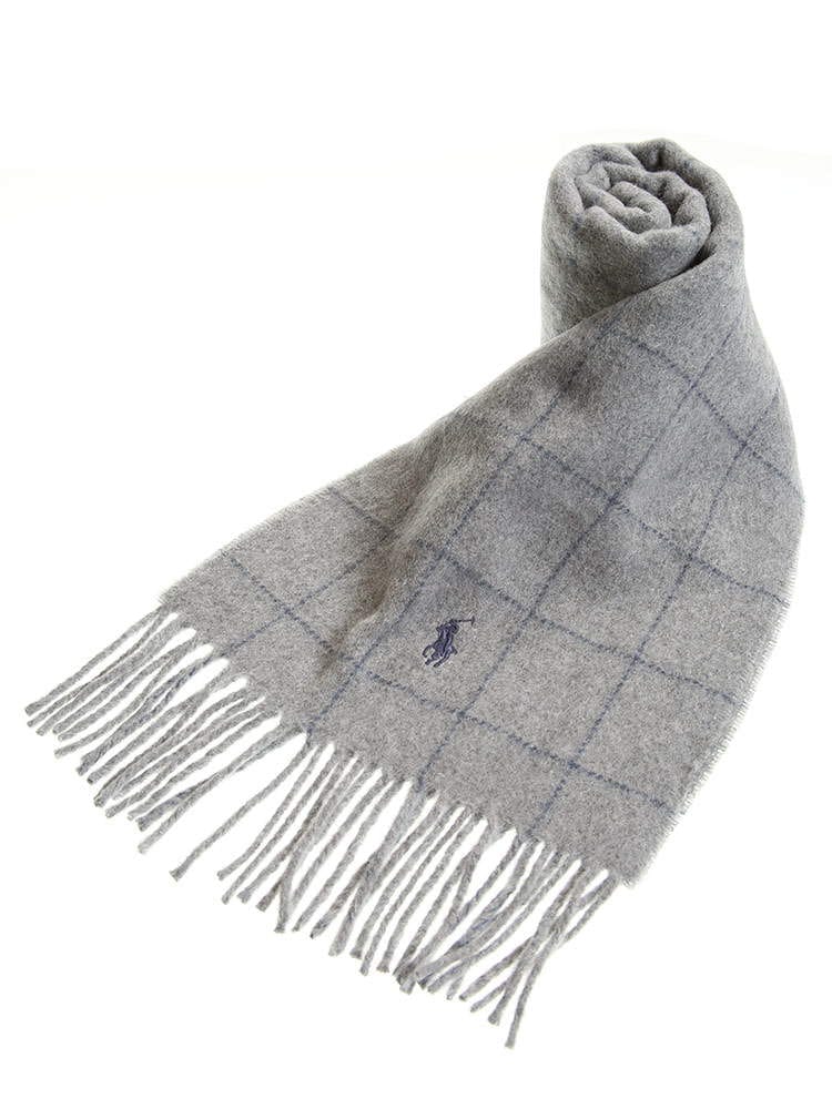 POLO RALPH LAUREN ポロラルフローレン ウール ウィンドペン マフラー ブランド メンズ レディース マフラー ウール RLPC0743 