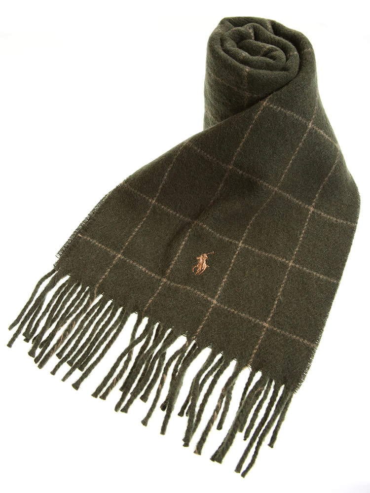 POLO RALPH LAUREN ポロラルフローレン ウール ウィンドペン マフラー ブランド メンズ レディース マフラー ウール RLPC0743 