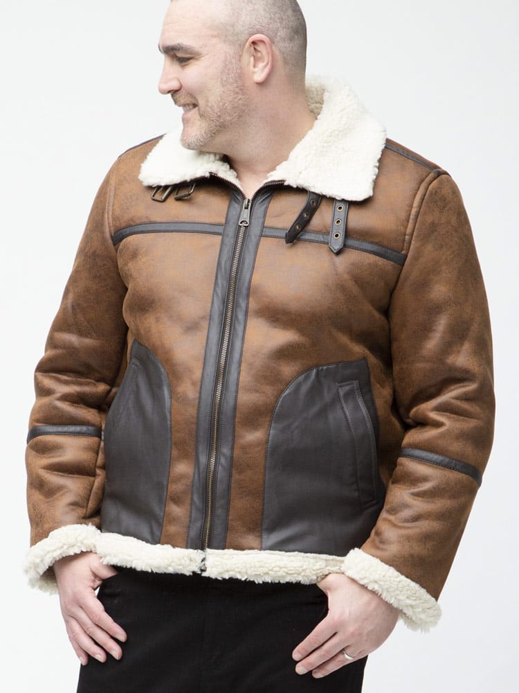 大きいサイズ メンズ TOMMY HILFIGER (トミーヒルフィガー) 裏ボア フルジップ ジャケット FAUX SHEARLING ZIP FRONT JKT