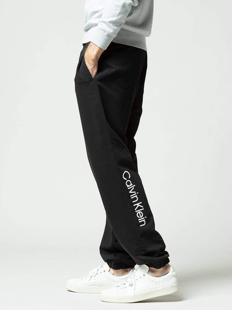 Calvin Klein カルバンクライン ロゴ刺繍前閉じ スウェットパンツ ブランド メンズ ボトムス パンツ ロングパンツ CK40FM285
