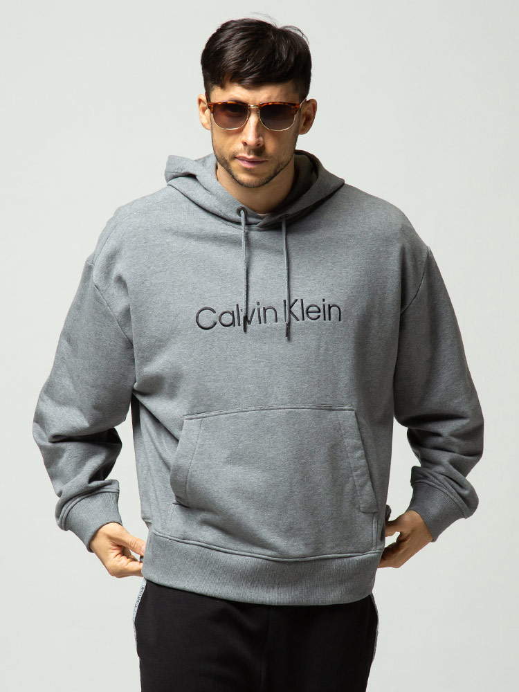 CALVIN KLEIN カルバンクライン ロゴ刺繍 プルオーバー パーカーブランド メンズ トップス パーカー スウェット CK40CM271