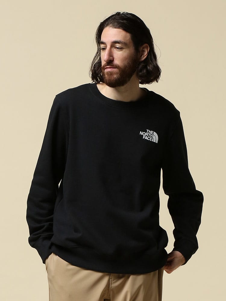 THE NORTH FACE (ザ ノースフェイス) 裏起毛 バックBOXロゴ クルーネック トレーナー BOX NSE CREW