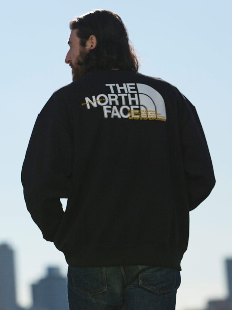 THE NORTH FACE (ザ ノースフェイス) 裏起毛 バックプリント クルーネック トレーナー COORDNTS CREW
