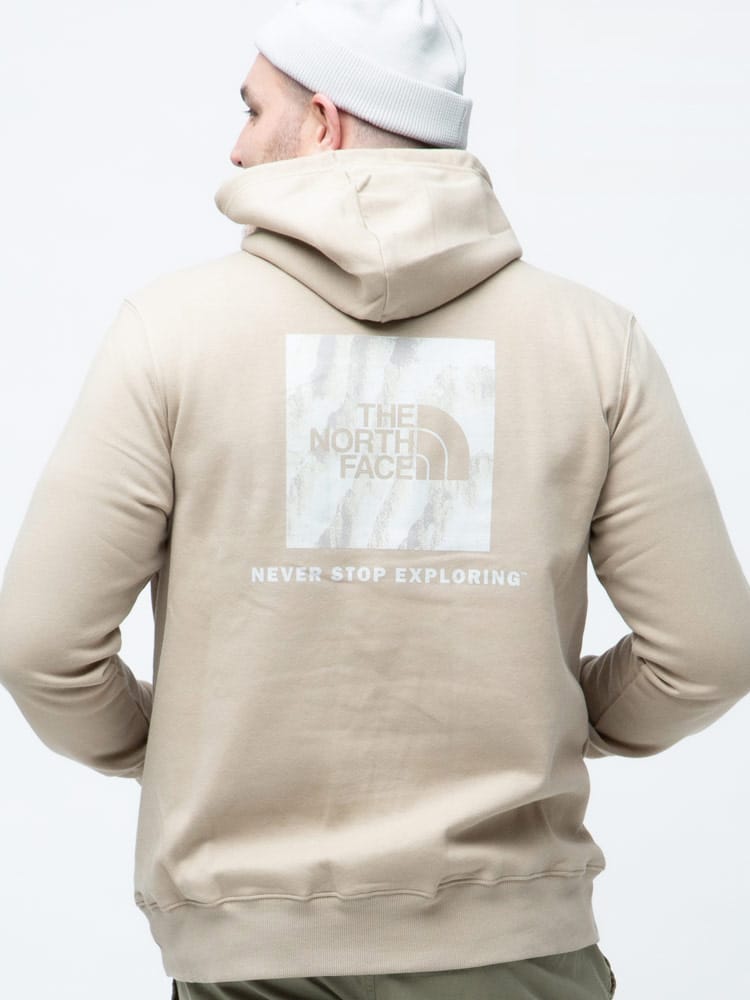 大きいサイズ メンズ THE NORTH FACE (ザ ノースフェイス) 裏起毛 バックBOXロゴ プルオーバー パーカー BOX NSE PO HDY