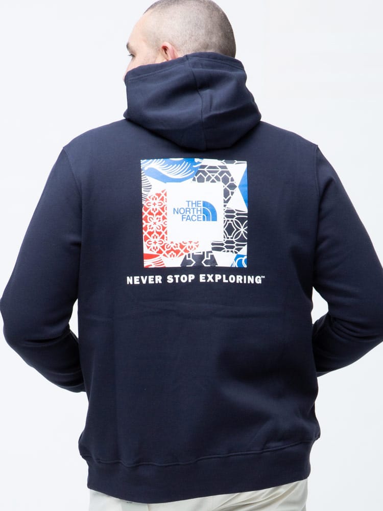 大きいサイズ メンズ THE NORTH FACE (ザ ノースフェイス) 裏起毛 バックBOXロゴ プルオーバー パーカー BOX NSE PO HDY