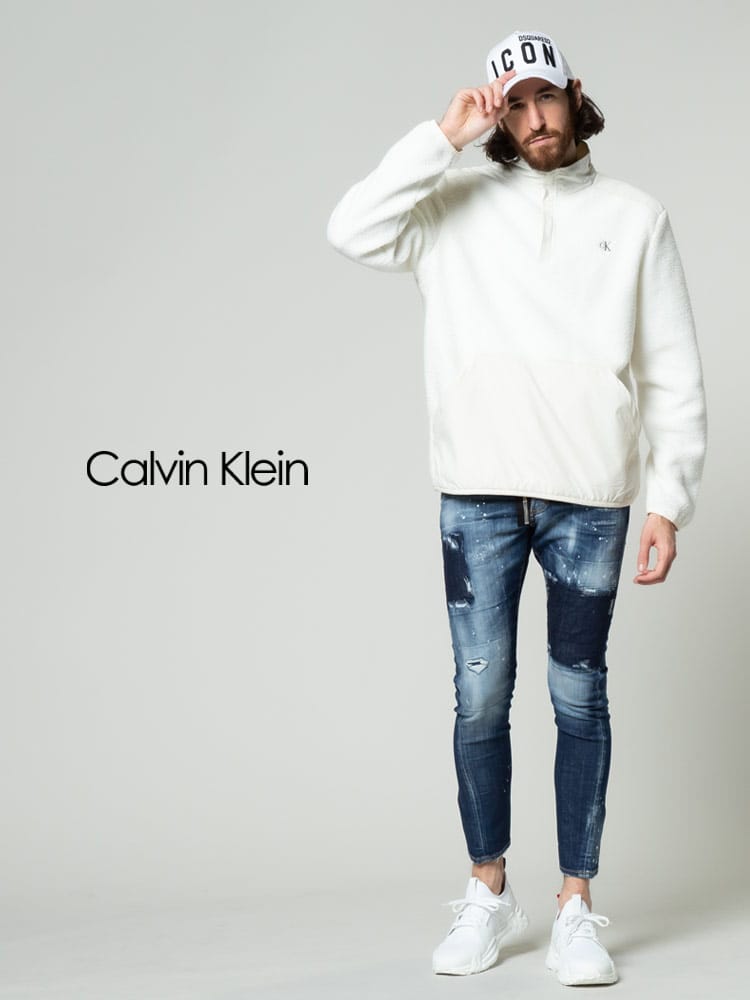 Calvin Klein Jeans (カルバンクラインジーンズ) ハーフジップ ワン 
