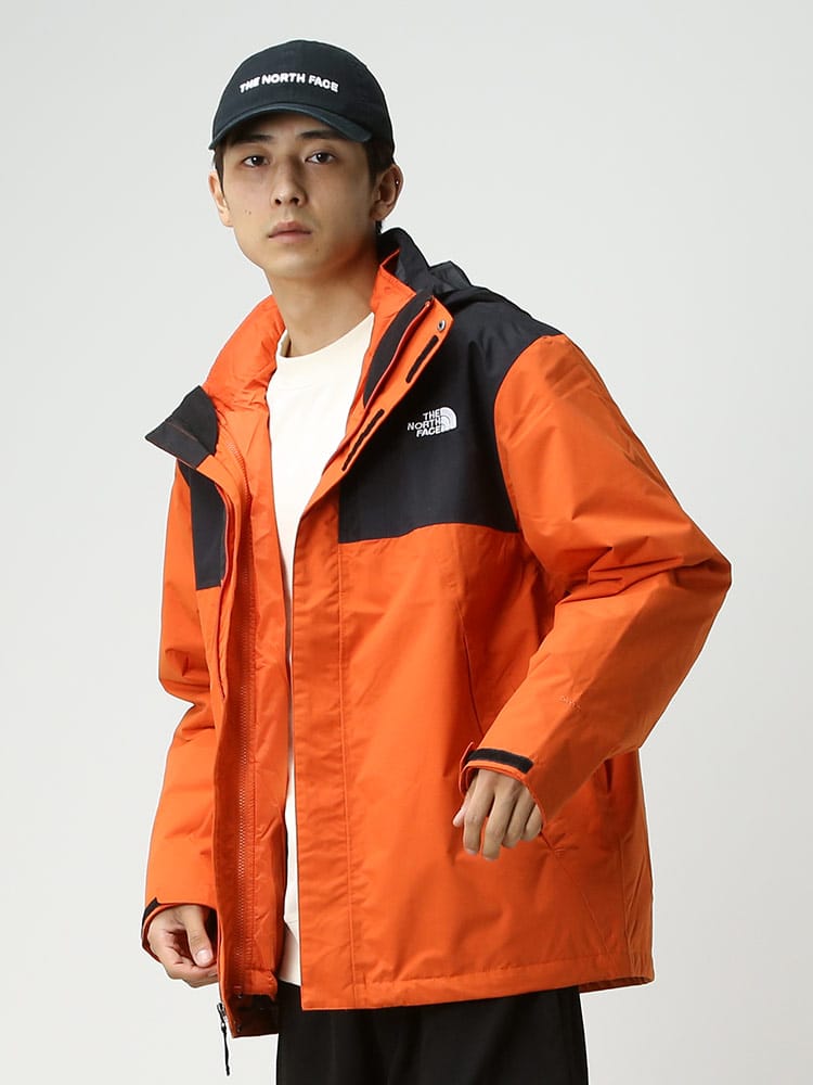 THE NORTH FACE (ザ ノースフェイス) 3WAY ロゴ刺繍 中綿ライナー フード フルジップ ジャケット LONE PEAK TRI JKT