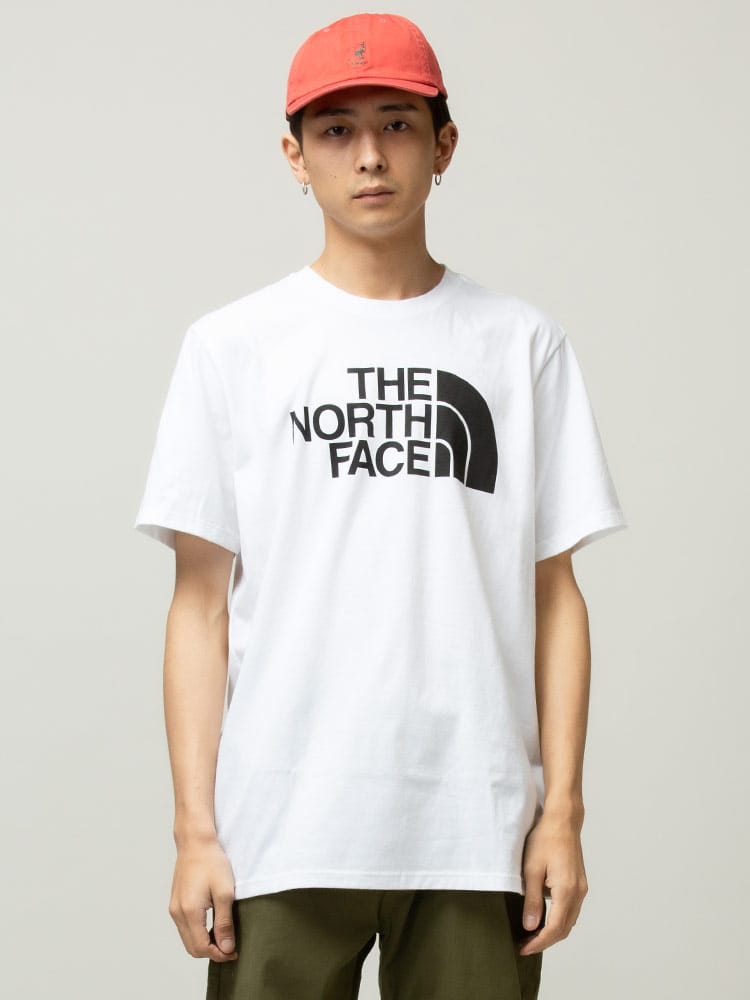 THE NORTH FACE (ザ ノースフェイス) フロントロゴ クルーネック 半袖 Tシャツ HALF DOME TEE