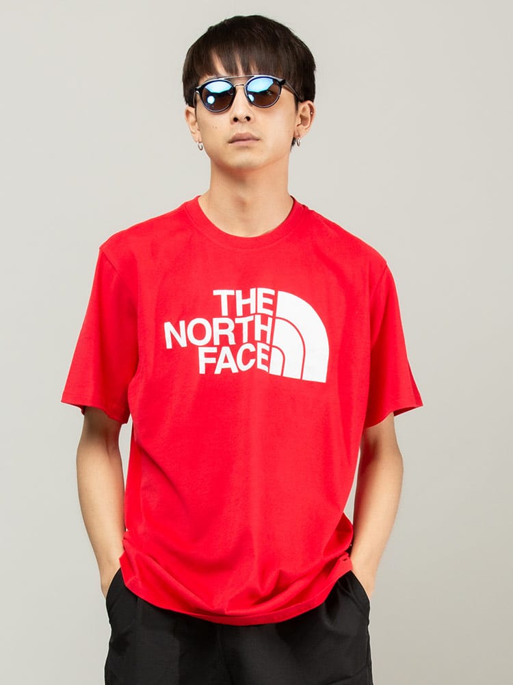 THE NORTH FACE (ザ ノースフェイス) フロントロゴ クルーネック 半袖 Tシャツ HALF DOME TEE