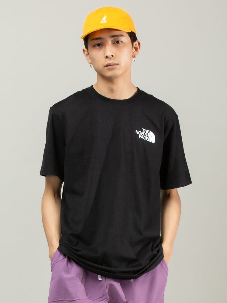THE NORTH FACE (ザ ノースフェイス) バックロゴ クルーネック 半袖 Tシャツ THRWBACK TEE