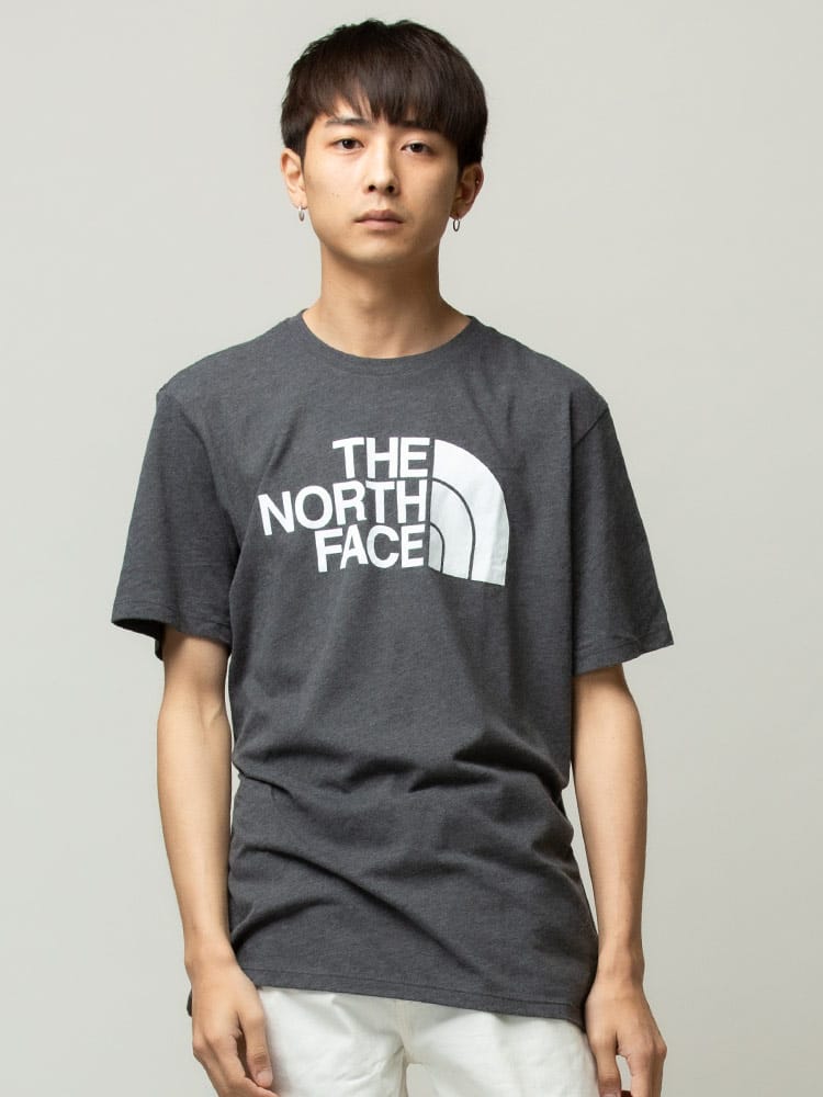 THE NORTH FACE (ザ ノースフェイス) フロントロゴ クルーネック 半袖 Tシャツ HALF DOME TEE
