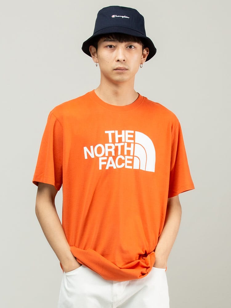 THE NORTH FACE (ザ ノースフェイス) フロントロゴ クルーネック 半袖 Tシャツ HALF DOME TEE