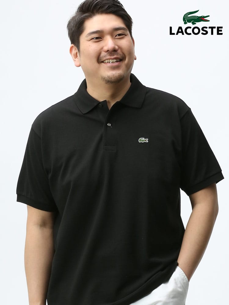 大きいサイズ メンズ LACOSTE (ラコステ) ワンポイント 半袖 ポロシャツ SS CLASSIC PIQUE POLO