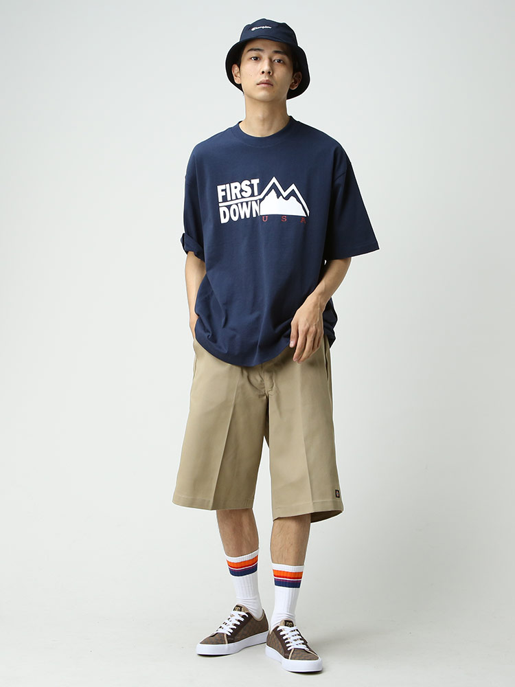 Dickies (ディッキーズ) ツイル 無地 ワーク ショートパンツ LOOSE FIT 