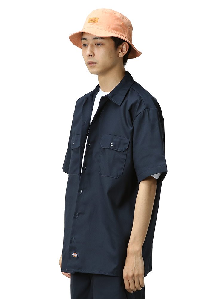 Dickies (ディッキーズ) ツイル ポケット 半袖 ワークシャツ ORIGINAL