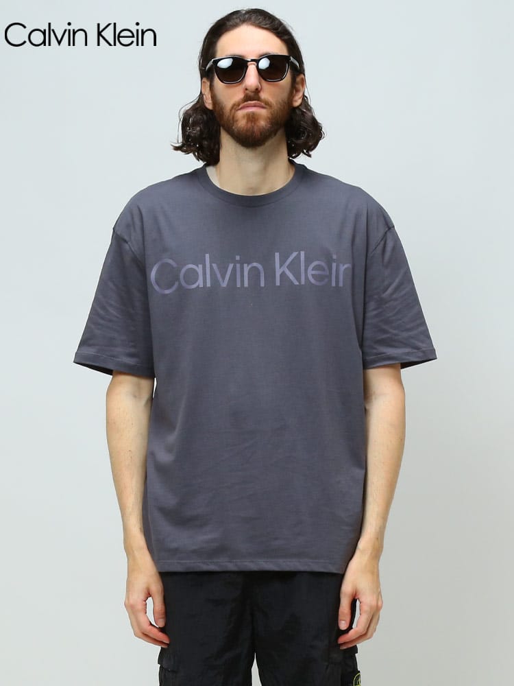 Calvin Klein カルバンクライン メンズ ブランド Ｔシャツ 半袖 胸 ロゴ クルーネック 大きいサイズ CK40HM890