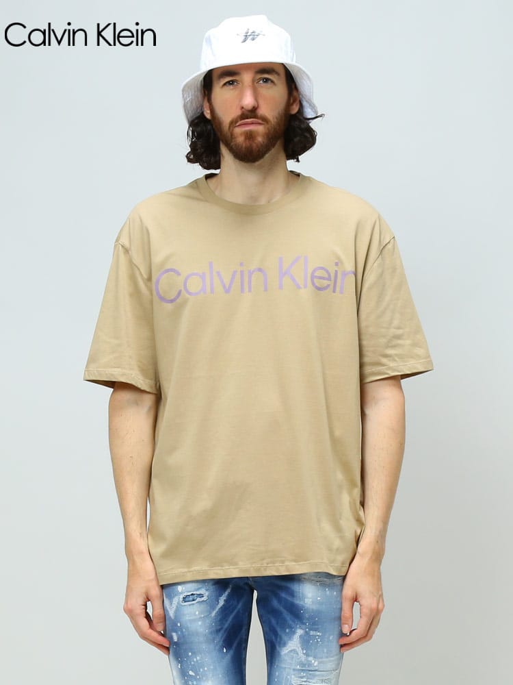 Calvin Klein カルバンクライン メンズ ブランド Ｔシャツ 半袖 胸 ロゴ クルーネック 大きいサイズ CK40HM890