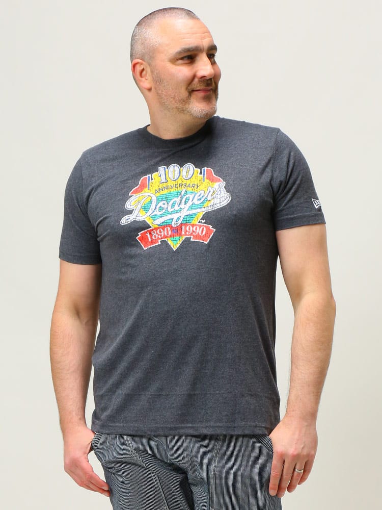 大きいサイズ メンズ NEW ERA (ニューエラ) フロントプリント クルーネック 半袖 Tシャツ MLB TEE TREND