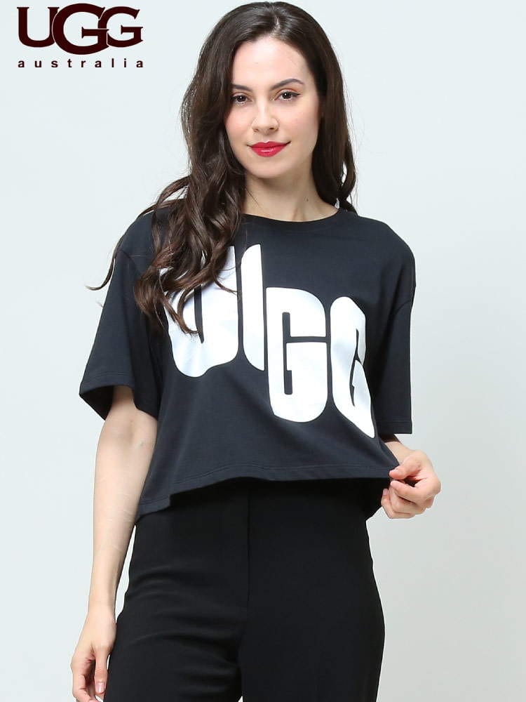 UGG australia アグ オーストラリア レディース ブランド BIGロゴ クルーネック 半袖 Tシャツ FIONNA LOGO UGGL1125161