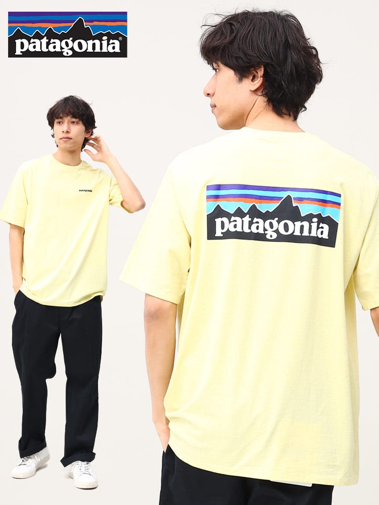 Patagonia (パタゴニア) バックロゴ クルーネック 半袖 Tシャツ LOGO Responsibili TEE