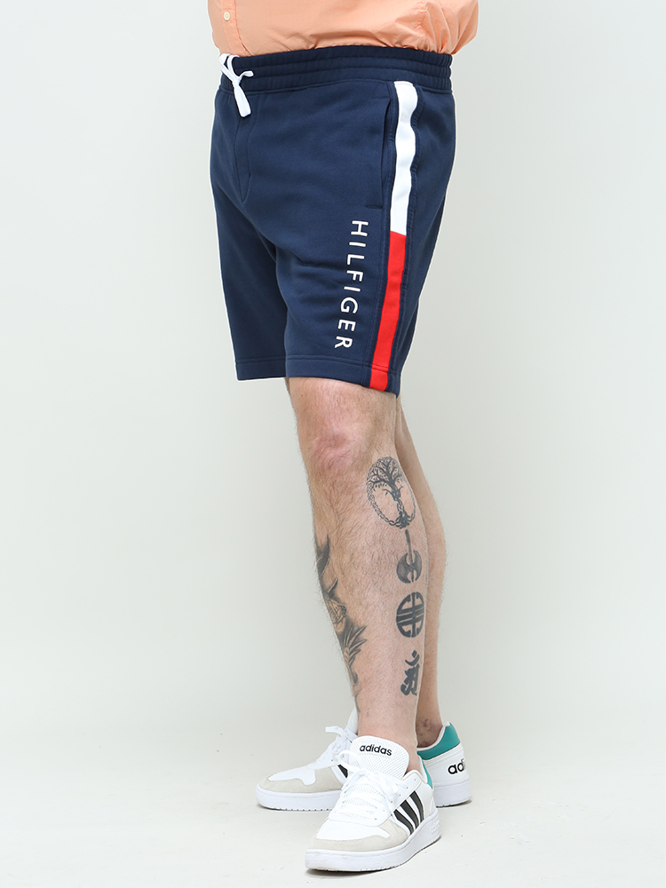 大きいサイズ メンズ TOMMY HILFIGER (トミーヒルフィガー) 裏起毛 ロゴ スウェット ショートパンツ S |  大きいサイズの服【サカゼン公式通販】