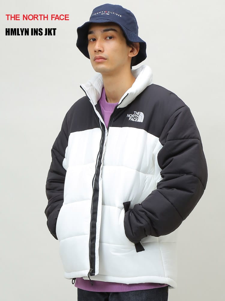 THE NORTH FACE (ザ ノースフェイス) ロゴ刺繍 フルジップ 中綿 ジャケット HMLYN INS JKT