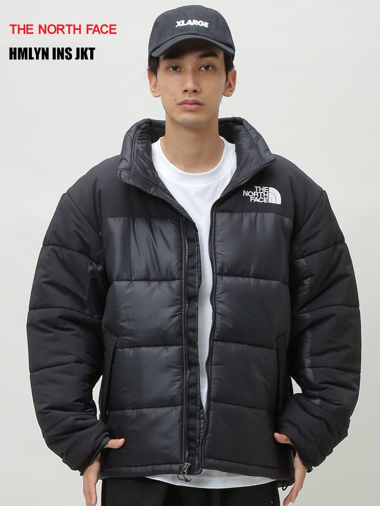 THE NORTH FACE (ザ ノースフェイス) ロゴ刺繍 フルジップ 中綿 ジャケット HMLYN INS JKT