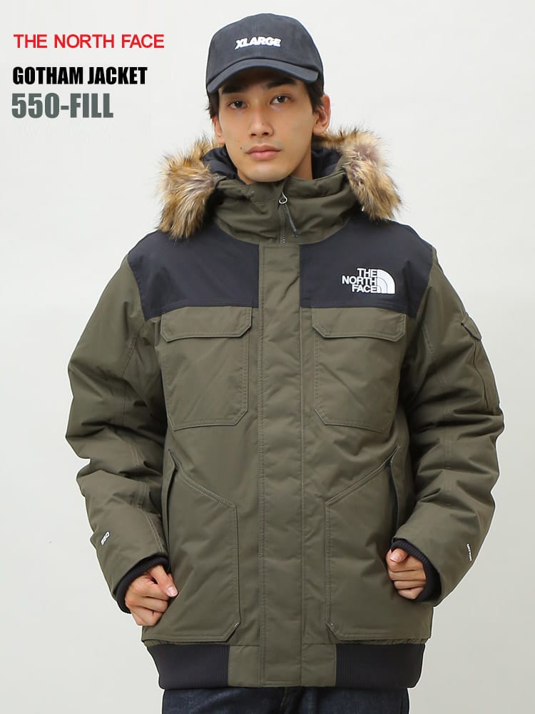 THE NORTH FACE (ザ ノースフェイス) フード フルジップ ダウンジャケット DRYVENT 550 GOTHAM JACKET