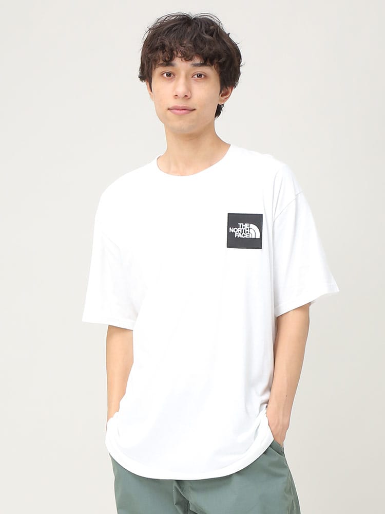 THE NORTH FACE (ザ ノースフェイス) 胸ロゴ クルーネック 半袖 Tシャツ HEAVYWEIGHT BOX TEE