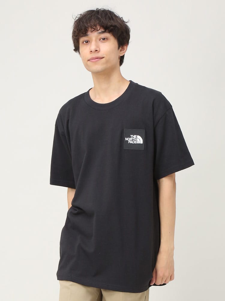 THE NORTH FACE (ザ ノースフェイス) 胸ロゴ クルーネック 半袖 Tシャツ HEAVYWEIGHT BOX TEE