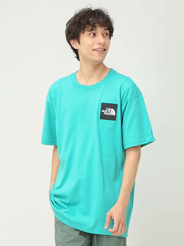 THE NORTH FACE (ザ ノースフェイス) 胸ロゴ クルーネック 半袖 Tシャツ HEAVYWEIGHT BOX TEE