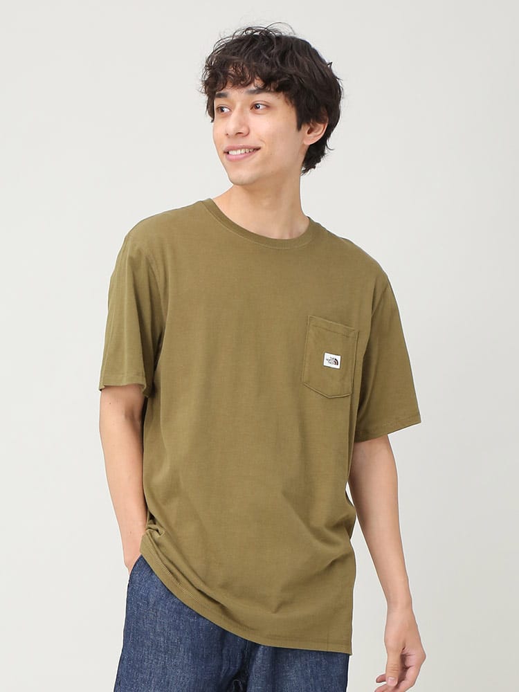 THE NORTH FACE (ザ ノースフェイス) ポケット クルーネック 半袖 Tシャツ HERITAGE PATCH POCKET TEE