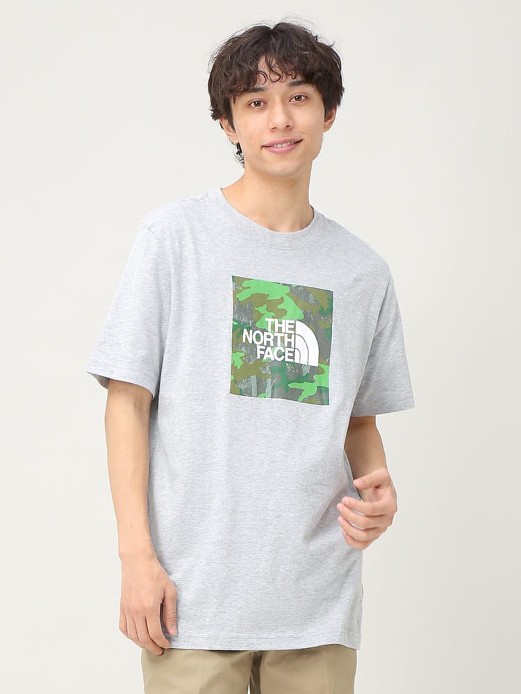 THE NORTH FACE (ザ ノースフェイス) ロゴプリント クルーネック 半袖 Tシャツ BOXED IN TEE