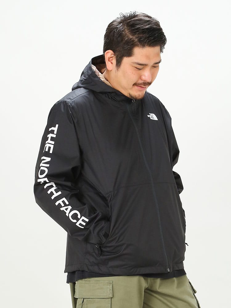 大きいサイズ メンズ THE NORTH FACE (ザ ノースフェイス) バックプリント フルジップ ジャケット DRYVENT PRINTED MILLERTON JACKET