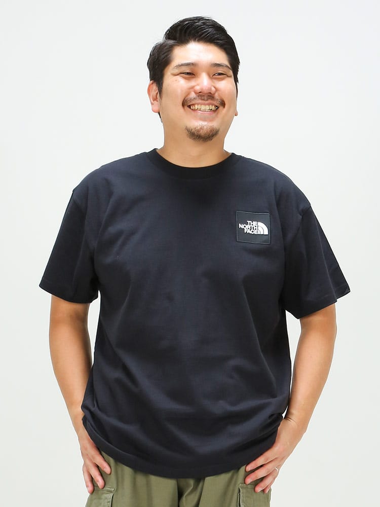 大きいサイズ メンズ THE NORTH FACE (ザ ノースフェイス) BOXロゴ クルーネック 半袖 Tシャツ HEAVYWEIGHT BOX TEE