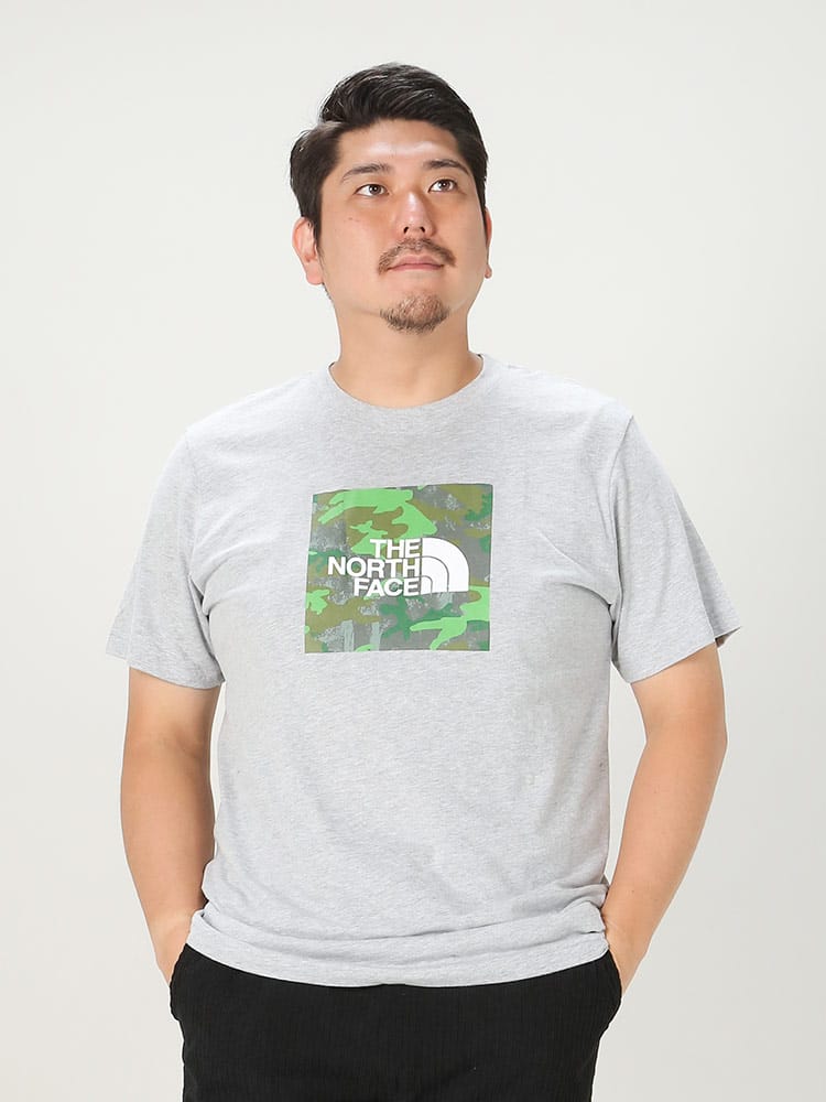 大きいサイズ メンズ THE NORTH FACE (ザ ノースフェイス) BOXロゴ クルーネック 半袖 Tシャツ BOXED TEE