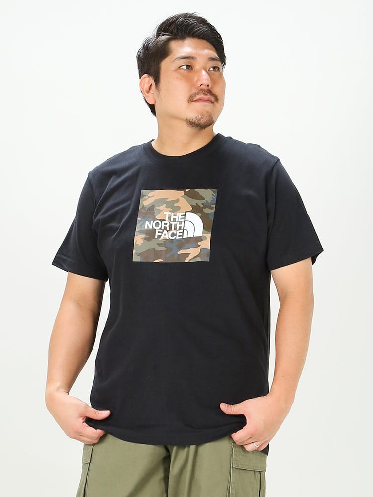 大きいサイズ メンズ THE NORTH FACE (ザ ノースフェイス) BOXロゴ クルーネック 半袖 Tシャツ BOXED TEE