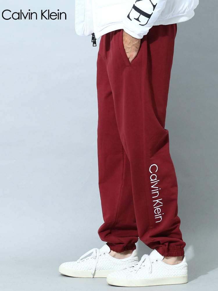 カルバンクライン メンズ パンツ Calvin Klein ブランド スウェットパンツ ボトムス ロングパンツ スウェット ロゴ 刺繍 裏毛 CK40HM232A2