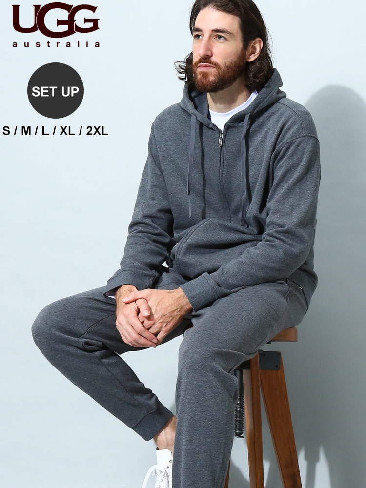 アグ オーストラリア メンズ セットアップ UGG Australia ブランド セット 上下セット パーカー スウェットパンツ スウェット UGG1103582SET
