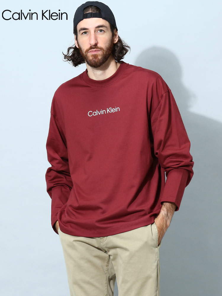 カルバンクライン メンズ Tシャツ 長袖 Calvin Klein ブランド ロンT 