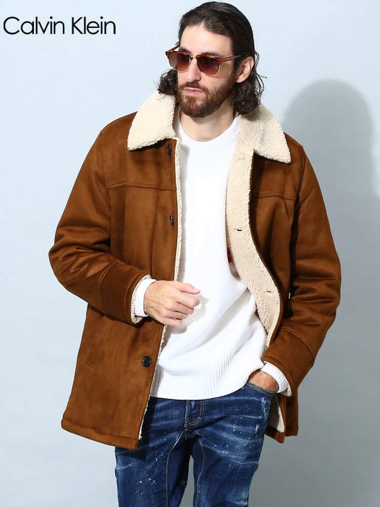 カルバンクライン メンズ ブルゾン Calvin Klein ブランド ムートン 