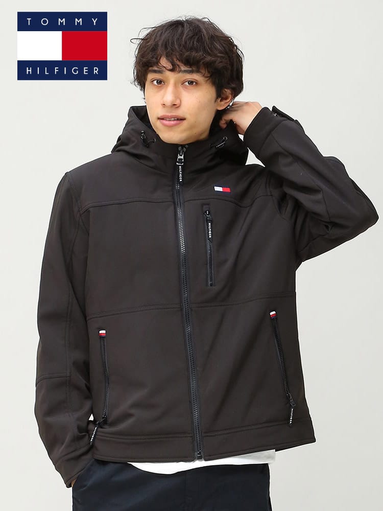 TOMMY HILFIGER (トミーヒルフィガー) 撥水 防風 裏ボア フルジップ 