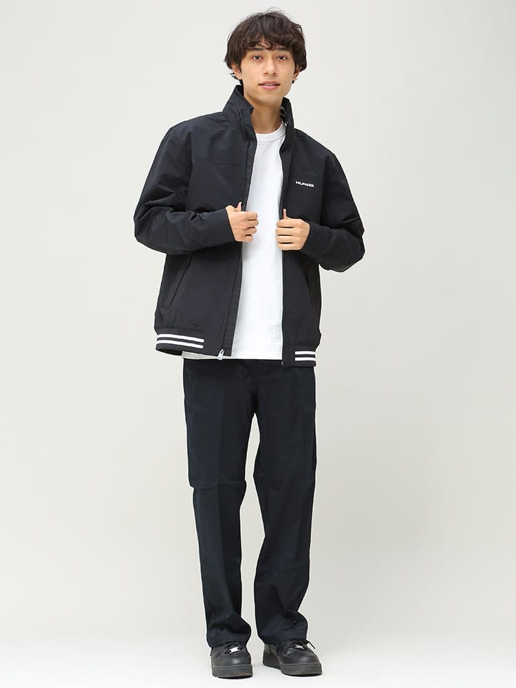 TOMMY HILFIGER (トミーヒルフィガー) フード収納 撥水 フルジップ 