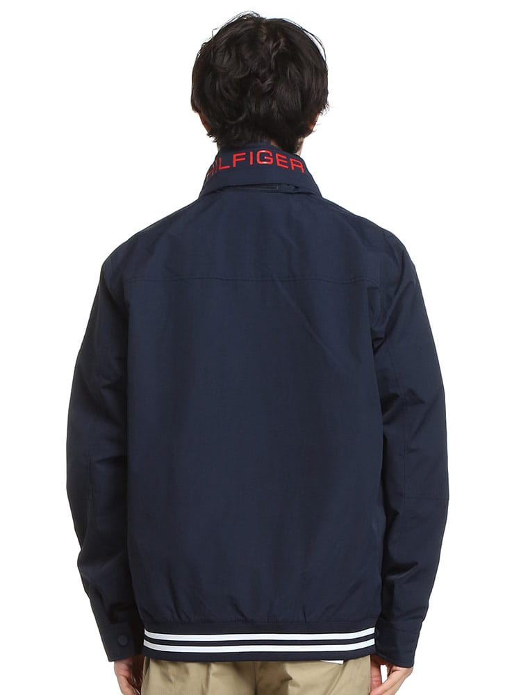 TOMMY HILFIGER (トミーヒルフィガー) フード収納 撥水 フルジップ 