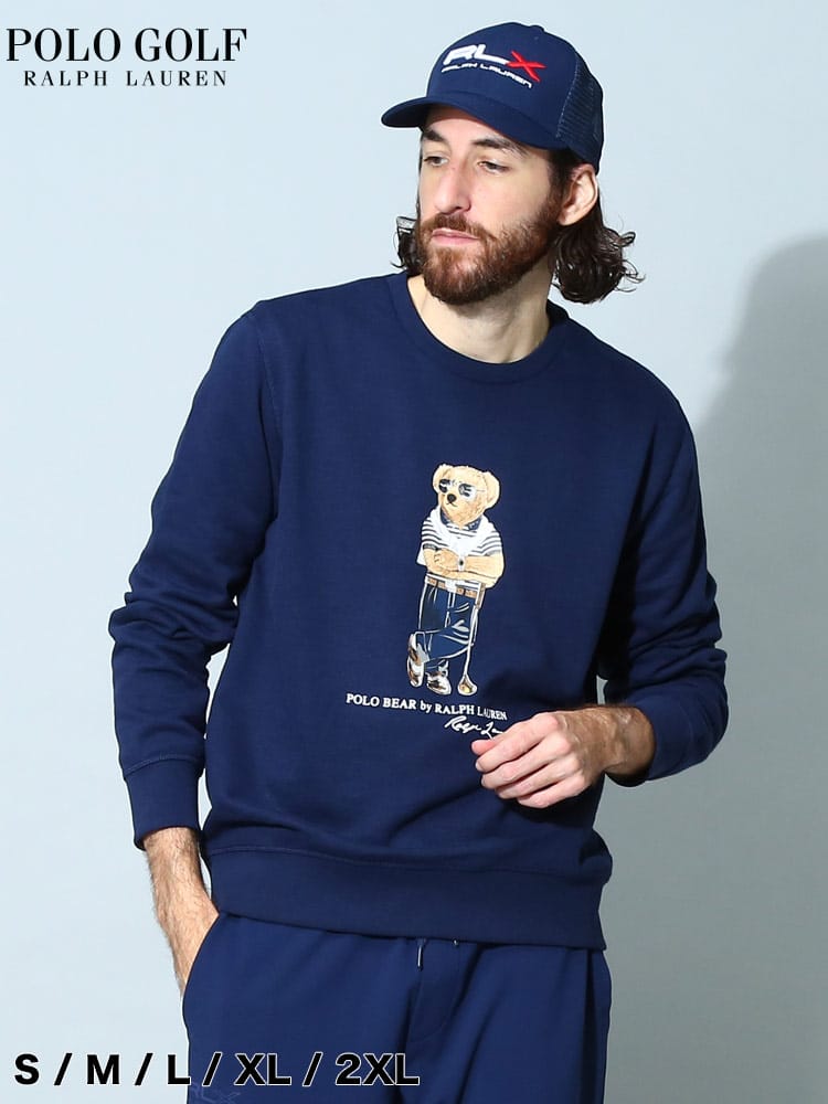 ポロ ラルフ ローレン メンズ トレーナー POLO RALPH LAUREN ブランド スウェット トップス 裏起毛 ベア ゴルフ スポーツ 大きいサイズ RL710875153