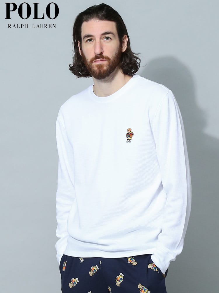 POLO RALPH LAUREN (ポロラルフローレン) ベアワンポイント クルーネック 長袖 Tシャツ RLPW26HFAZ ブランド