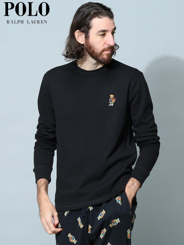 POLO RALPH LAUREN (ポロラルフローレン) ベアワンポイント クルーネック 長袖 Tシャツ RLPW26HFAZ ブランド