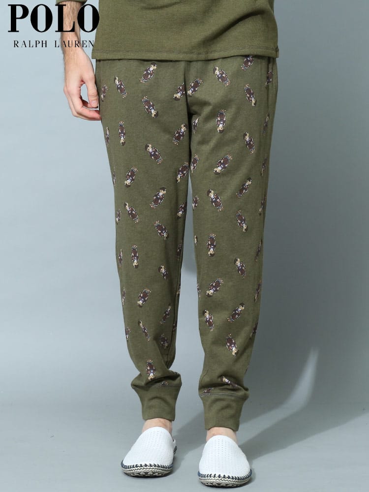 POLO RALPH LAUREN (ポロラルフローレン) ベア総柄 ルームウェア パンツ RLPK79RL ブランド