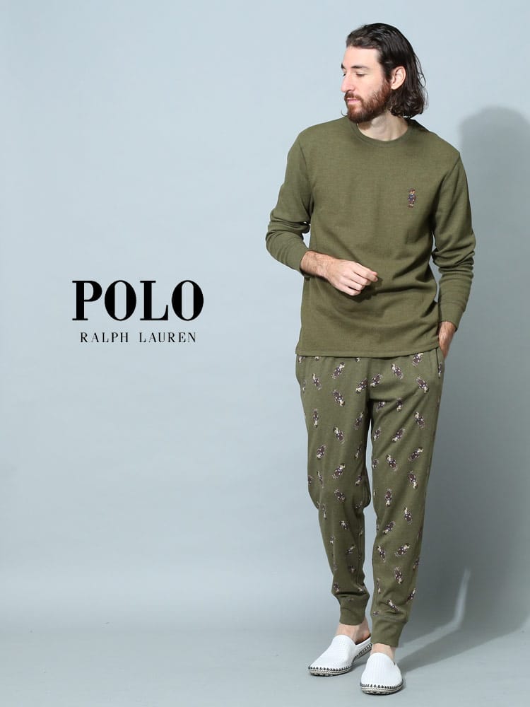 POLO RALPH LAUREN (ポロラルフローレン) ベア総柄 ルームウェア 