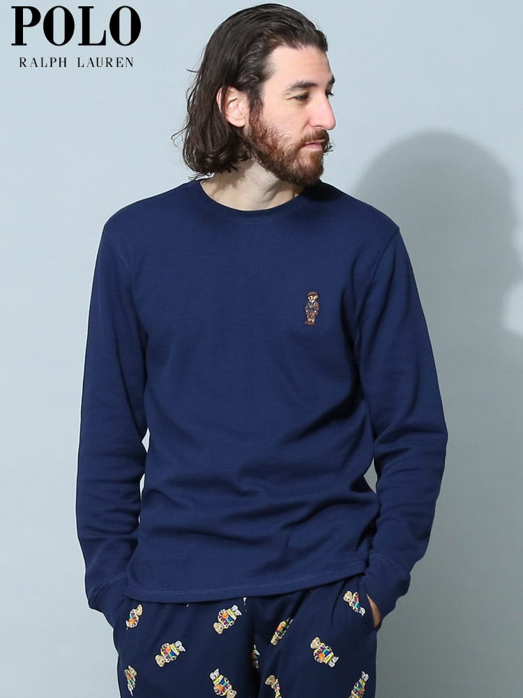 POLO RALPH LAUREN (ポロラルフローレン) ベアワンポイント クルーネック 長袖 Tシャツ RLPW26HFAO ブランド